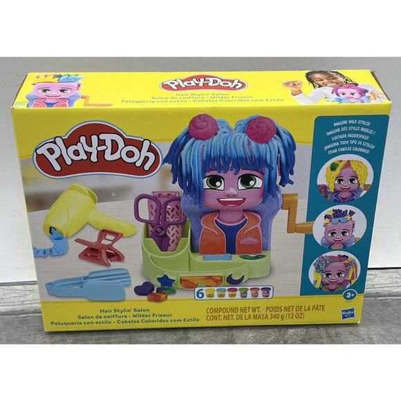 Hasbro Play-Doh Hair Stylin' Salon Playset Sealed. Ages 3+. {121}. - Picture 1 of 16
